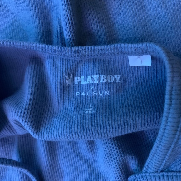 playboy bunny crop top L could fit a medium - Picture 2 of 2